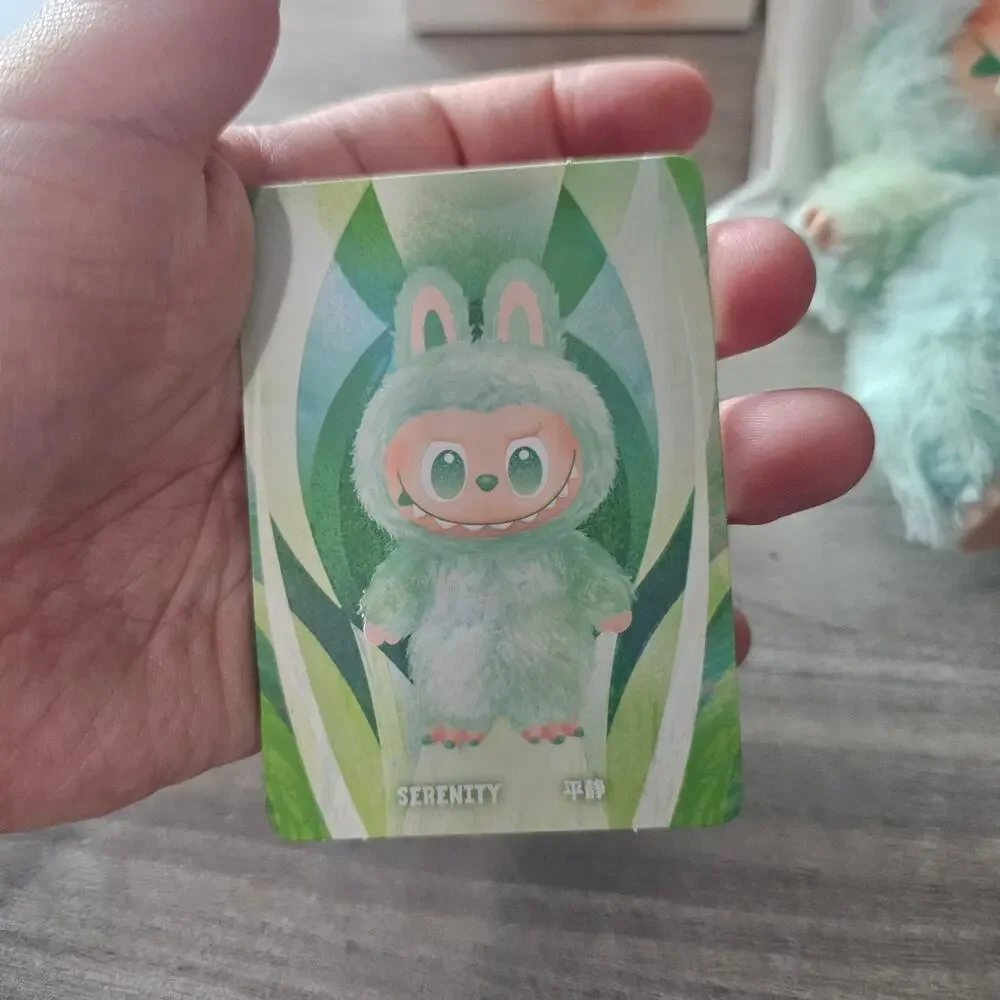 Popmart Labubu Big Into Energy Vinyl Plush Pendent Serenity Green Plush Toy NEW
